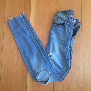 Flying Monkey distressed jeans